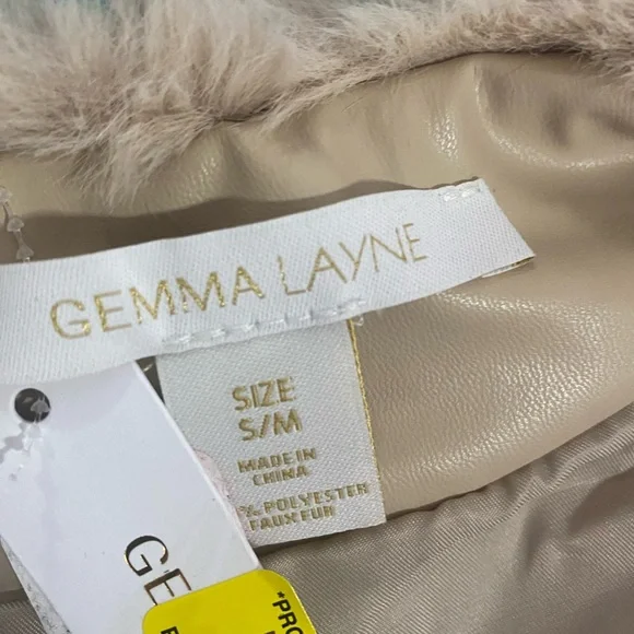 Luxurious Cream Faux Fur Women's Vest - Picture 7 of 7